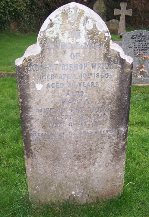 grave of robert bishop wright